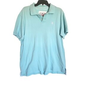 Cotton On Mens Turquoise Preppy‎ Short Sleeve Classic Pique Polo XXL Minimalist